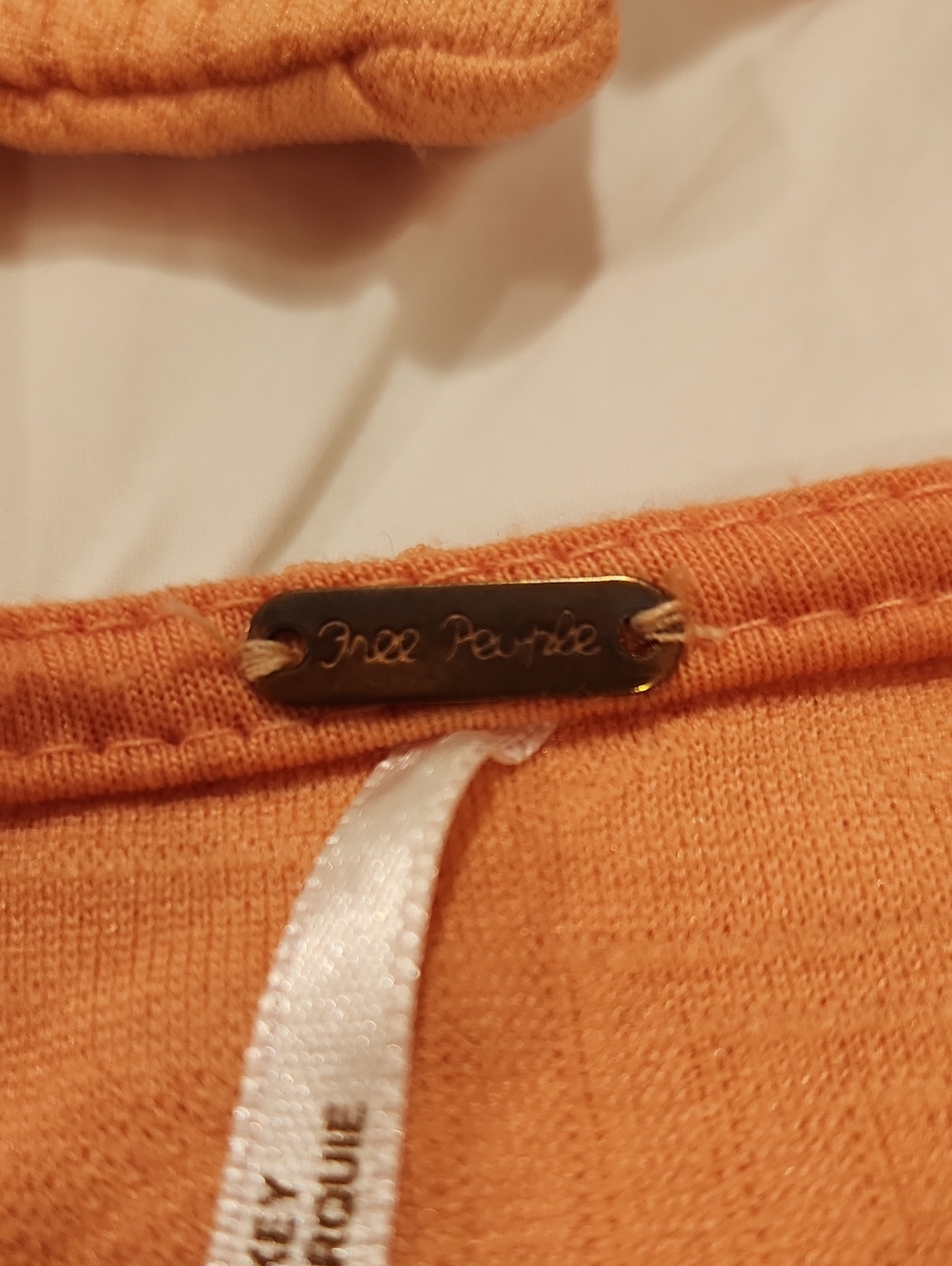 Free People Violet Mini Dress In Carrot Ginger Size S - Picture 2 of 7